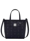 Mcm Toni Top-zip Mini Tote In Black