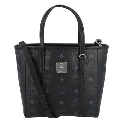 Mcm Toni Top-zip Shopper In Visetos