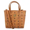 Mcm Toni Top-zip Shopper In Visetos In Brown
