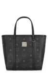 Mcm Toni Topzip Mini Tote In Black