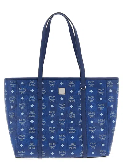 MCM TONI TOTE BAG BLUE