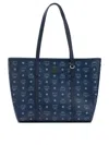 Mcm "toni" Tote Bag In Blue
