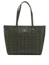 Mcm "toni" Tote Bag In Green