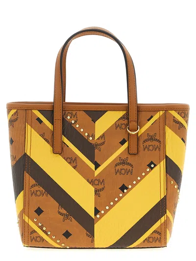 Mcm Toni Mini Shopping Bag In Multi
