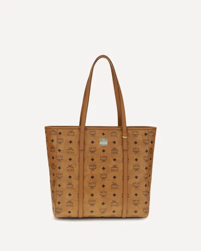 Mcm Toni Tote Bag In Sand