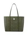 Mcm Toni Medium Visetos Shopper Tote Bag In Brown