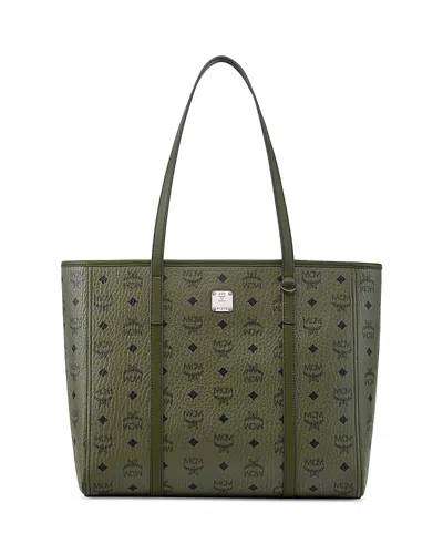 Mcm Toni Vi Shopper Tote In Brown