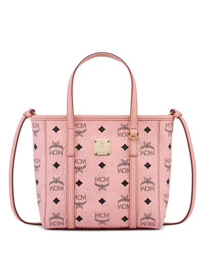 Mcm Toni Vi Shopper Tote In Soft Pink