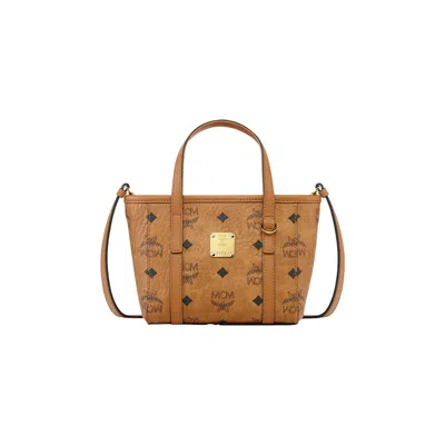 Pre-owned Mcm Toni Vi X-mini Shopper 'cognac' | Tan | Men's Size Onesize In Brown