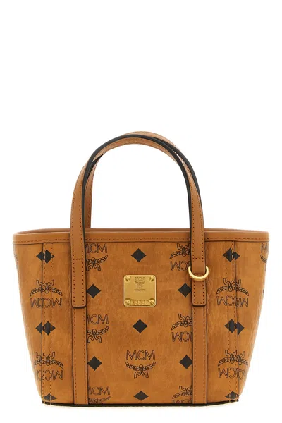 Mcm 'toni' X-mini Shopping Bag In Brown