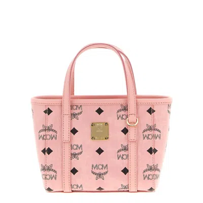 Mcm Toni X-mini Shopping Bag In Pink