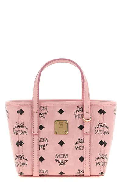 Mcm 'toni' X-mini Shopping Bag In Pink