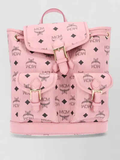 Mcm Top Handle Backpack Adjustable Straps Hardware