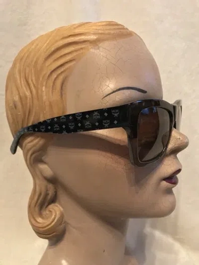 Pre-owned Mcm Tortoise Black Turtle Dove Logo Sunglasses Model Mcm607s 255 56-16 In Brown And Black