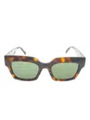 Mcm Tortoiseshell Square-frame Sunglasses In Brown