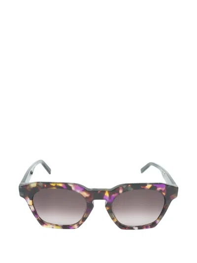 Mcm Tortoiseshell-effect Square-frame Sunglasses In Multi