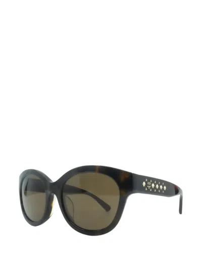 Mcm Tortoiseshell-effect Sunglasses In Green