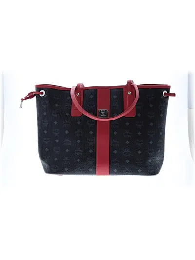 Pre-owned Mcm Tote Bag In Black