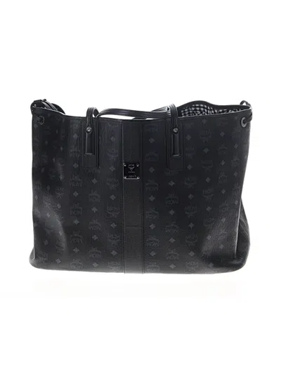 Pre-owned Mcm Tote Bag In Black
