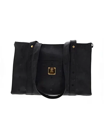 Pre-owned Mcm Tote Bag In Black