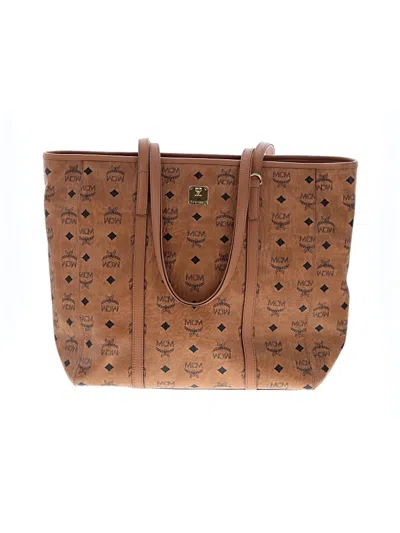 Pre-owned Mcm Tote Bag In Brown