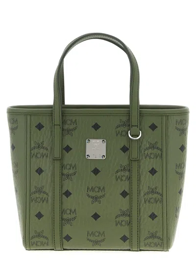Mcm Tote Bag In Green