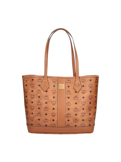 Mcm Tote Bag "liz" In Brown