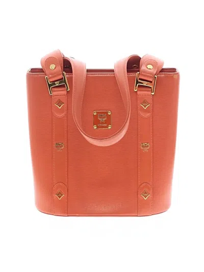 Pre-owned Mcm Tote Bag In Orange