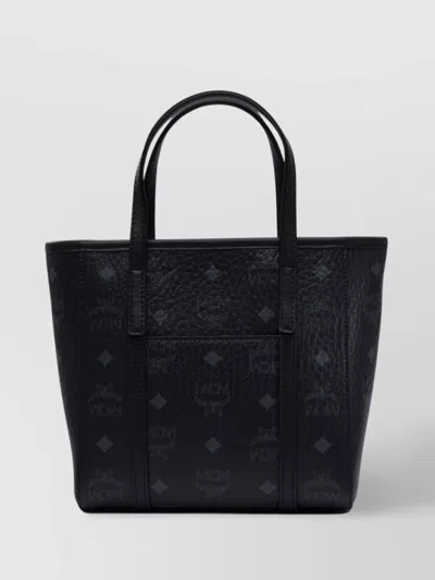 Mcm Tote Bags With Top Handles And Detachable Strap