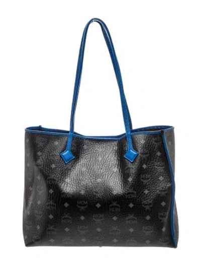 Pre-owned Mcm Tote In Black