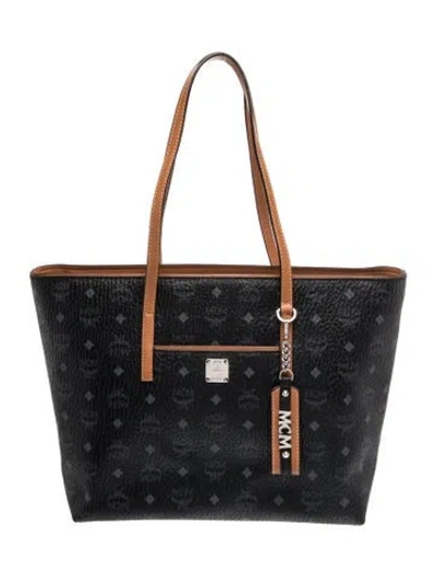 Pre-owned Mcm Tote In Brown