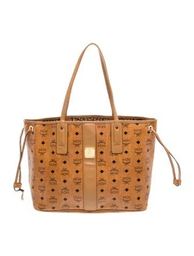 Pre-owned Mcm Tote In Brown