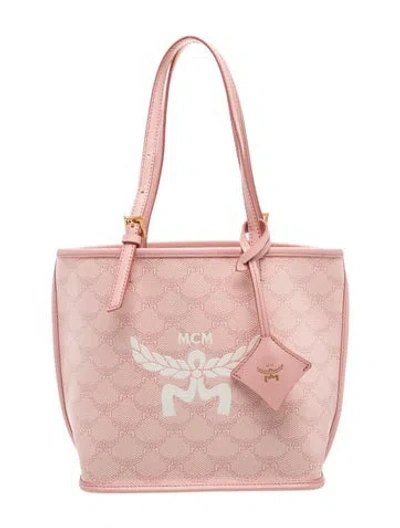Pre-owned Mcm Tote In Pink