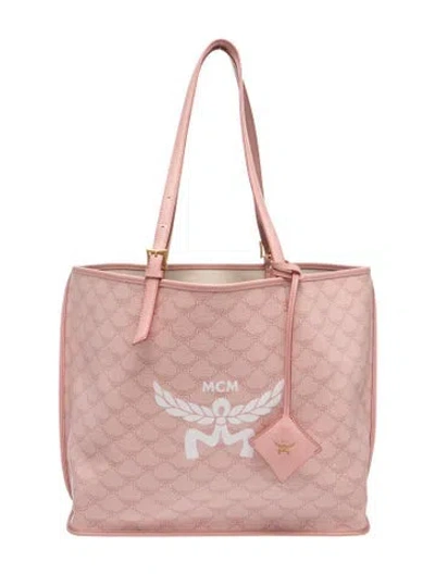 Pre-owned Mcm Tote In Pink
