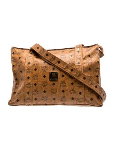 Pre-owned Mcm Tote Vintage In Brown
