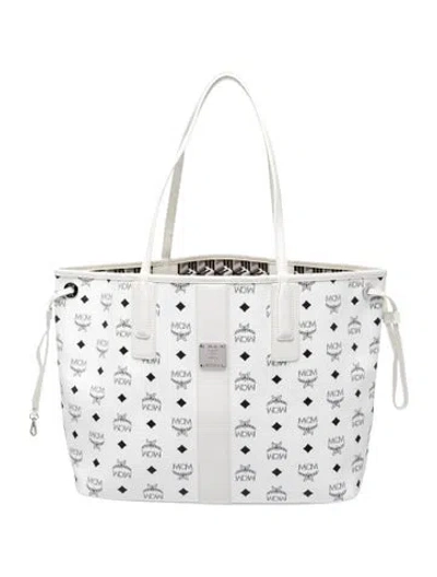 Pre-owned Mcm Tote W/ Tags In White