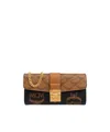 Mcm Tracy Alphabet Chain Wallet In Brown