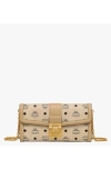 Mcm Tracy Chain Wallet In Neutral