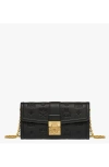 Mcm Tracy Chain Wallet In Black