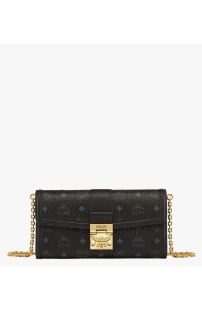 Mcm Tracy Chain Wallet In Black