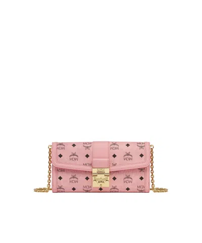 Mcm Tracy Chain Wallet In Visetos