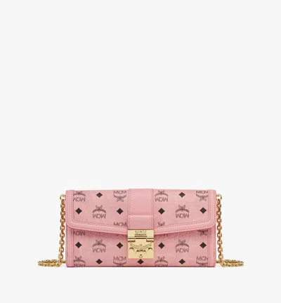MCM TRACY CHAIN WALLET IN VISETOS