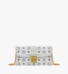 Mcm Tracy Chain Wallet In Visetos In White
