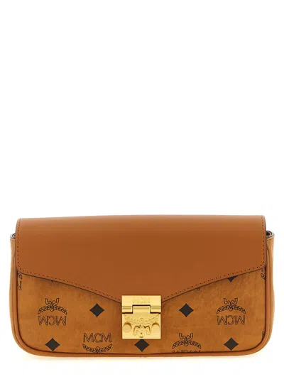Mcm Tracy Crossbody Bag In Brown