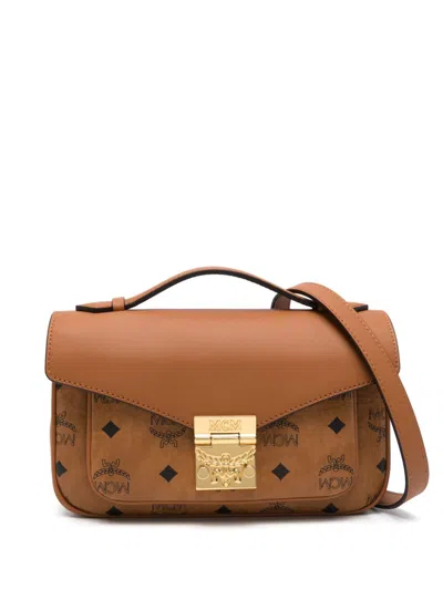 Mcm Tracy Crossbody Bag In Brown