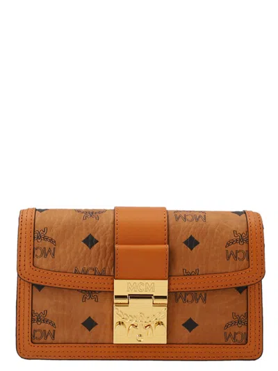 Mcm Tracy Crossbody Bags Brown