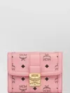 Mcm Tracy Foldable Wallet And Cardholder In Pink