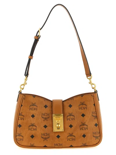 Mcm 'tracy' Shoulder Bag In Brown