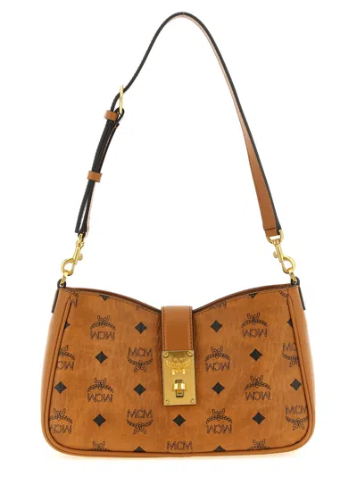 Mcm Tracy Shoulder Bag In Brown