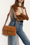 Mcm ‘tracy' Shoulder Bag In Brown